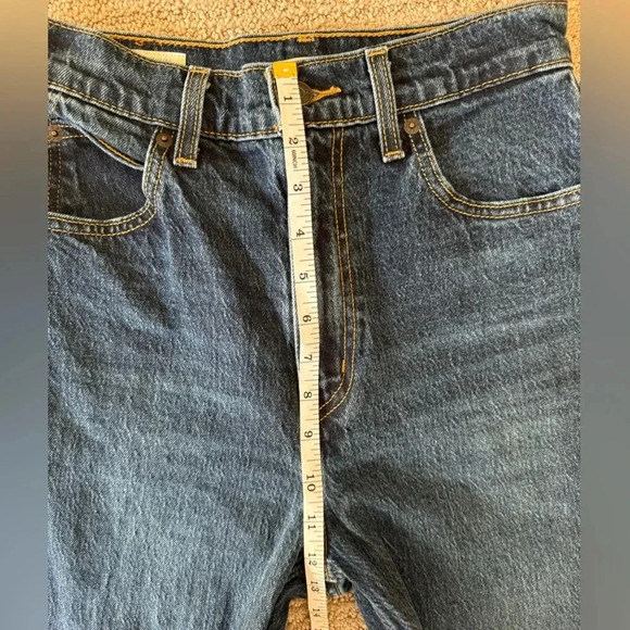 Levi 70s High Flare Dark Wash Jean - Picture 6 of 7